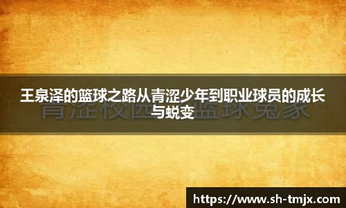 王泉泽的篮球之路从青涩少年到职业球员的成长与蜕变